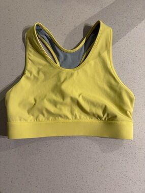 Janji Bright Yellow Racerback Sports Bra